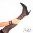 SiaLinda: Armbänder Fußfesseln Serie Soft BDSM Leder schwarz - rot | Bondage Armfesseln - SiaLinda.com